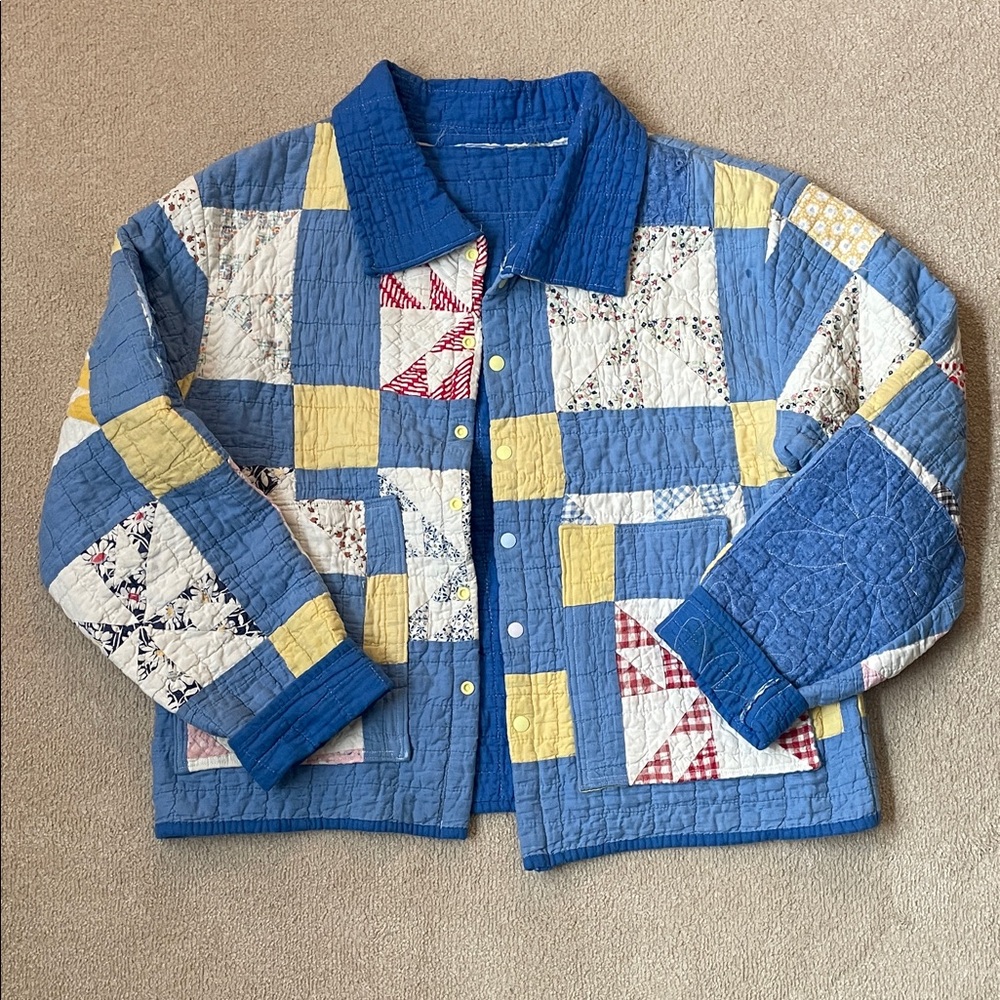 Upcycled Quilt Jacket!